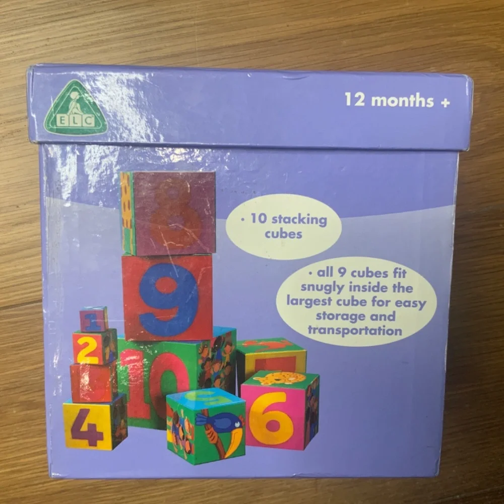 Early Learning Center 10 Stacking Cubes.